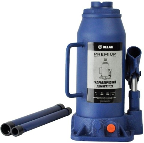Домкрат бутылочный BELAK PREMIUM гидравлический 12т BAK.30017 [BAK.30017]