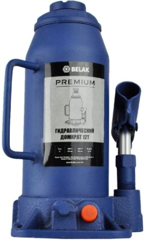 Домкрат бутылочный BELAK PREMIUM гидравлический 12т BAK.30017 [BAK.30017]