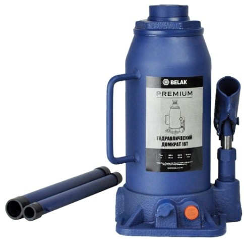 Домкрат бутылочный BELAK PREMIUM гидравлический 16т BAK.30019 [BAK.30019]
