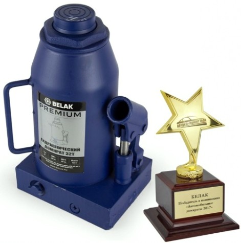 Домкрат бутылочный BELAK PREMIUM гидравлический 32т BAK.30021 [BAK.30021]