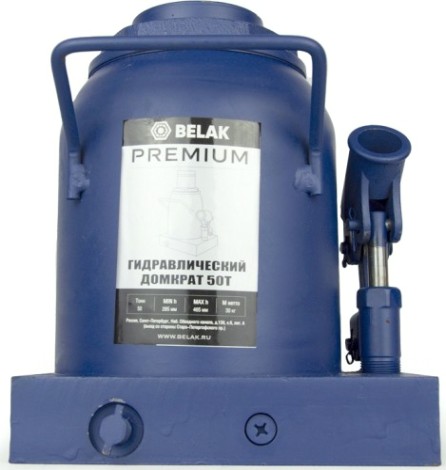 Домкрат бутылочный BELAK PREMIUM гидравлический 50т BAK.30022 [BAK.30022]