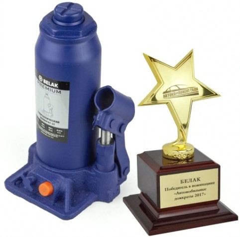 Домкрат бутылочный BELAK PREMIUM гидравлический 5т BAK.30013 [BAK.30013]