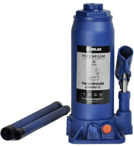 Домкрат бутылочный BELAK PREMIUM гидравлический 8т BAK.30015 [BAK.30015]