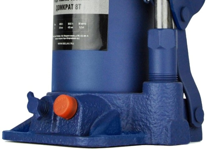 Домкрат бутылочный BELAK PREMIUM гидравлический 8т BAK.30015 [BAK.30015]