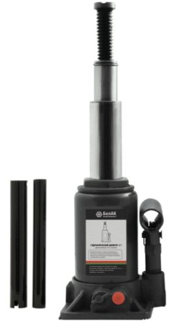 Домкрат бутылочный двухштоковый БелАК 4 тонны 160/385 мм (БАК.20041)
