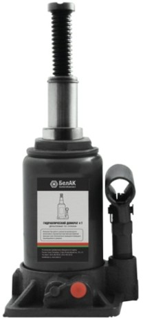 Домкрат бутылочный двухштоковый БелАК 4 тонны 160/385 мм (БАК.20041)