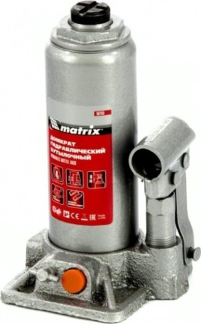 Домкрат бутылочный MATRIX 4 т, h подъема 194–372 мм [50763]