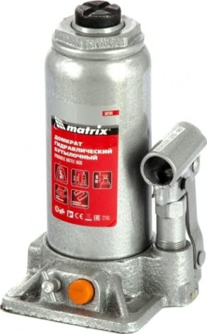 Домкрат бутылочный MATRIX 5 тонн (197–382 мм) 50764 [50764]
