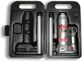 Домкрат бутылочный MATRIX MASTER 3 тонны в пластиковом кейсе (194/372 мм) 50752 [50752]