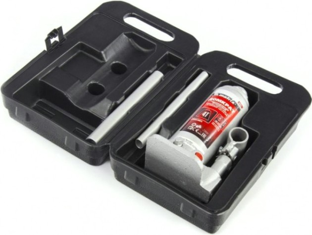 Домкрат бутылочный MATRIX MASTER 4 тонны в пластиковом кейсе (194/372 мм) 50754 [50754]