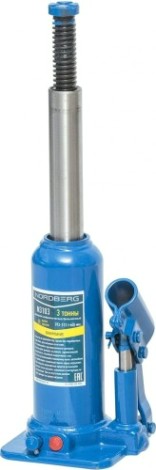 Домкрат бутылочный NORDBERG N3103 (3 т - 194/312 мм) [ЦБ-00001379]