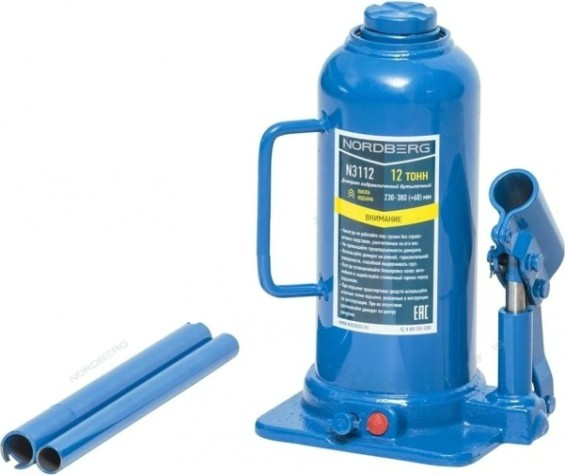 Домкрат бутылочный NORDBERG N3112 12т. [ЦБ-00001382]