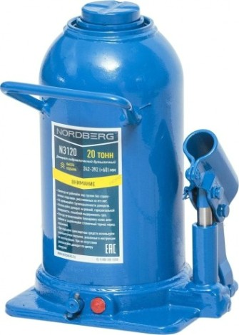 Домкрат бутылочный NORDBERG N3120 20т. [ЦБ-00001383]