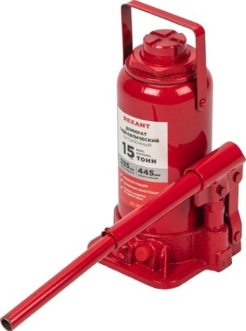 Домкрат бутылочный REXANT 80-0615 15т