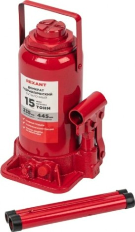 Домкрат бутылочный REXANT 80-0615 15т Домкрат бутылочный REXANT 80-0615 15т