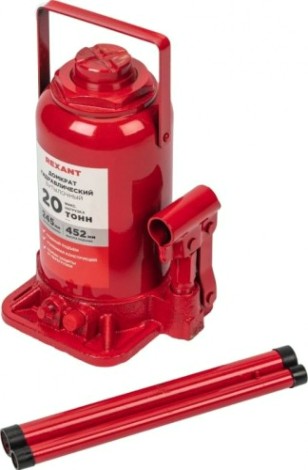 Домкрат бутылочный REXANT 80-0616 20т