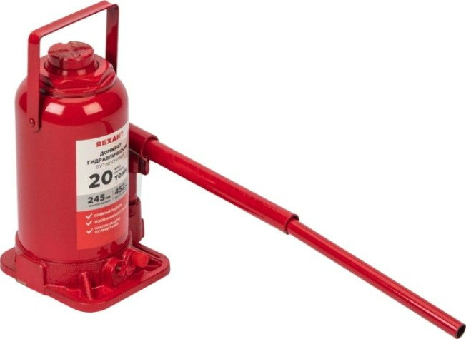 Домкрат бутылочный REXANT 80-0616 20т