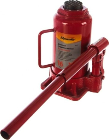 Домкрат бутылочный Sparta 16 т, h подъема 205-400 мм, Compact [50337]