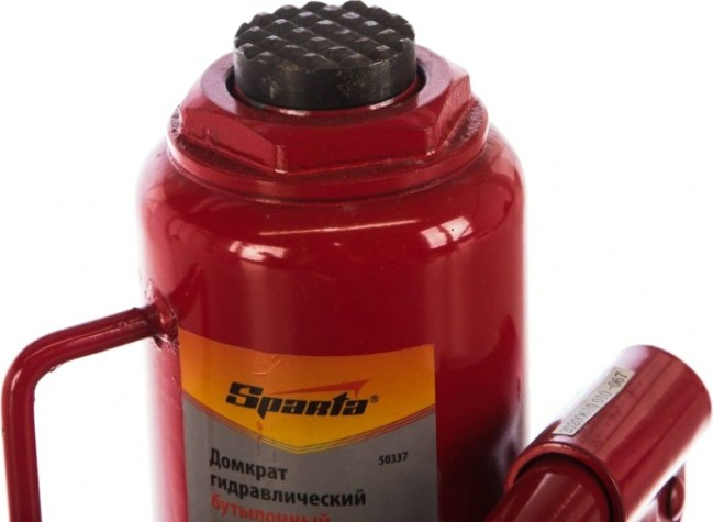 Домкрат бутылочный Sparta 16 т, h подъема 205-400 мм, Compact [50337]
