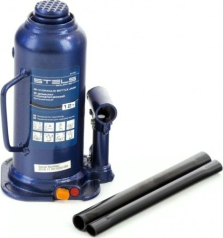 Домкрат бутылочный STELS 12 тонн (227–457 мм) 51167 [51167]