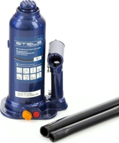 Домкрат бутылочный STELS 4 тонны (188–363 мм) в пластиковом кейсе 51174 [51174]