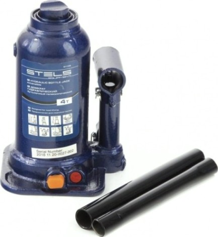Домкрат бутылочный STELS 4 тонны телескопический (170-420 мм) 51145 [51145]