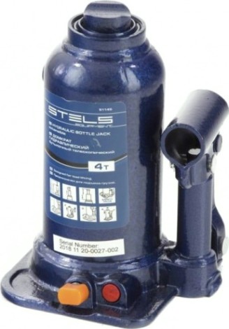 Домкрат бутылочный STELS 4 тонны телескопический (170-420 мм) 51145 [51145]