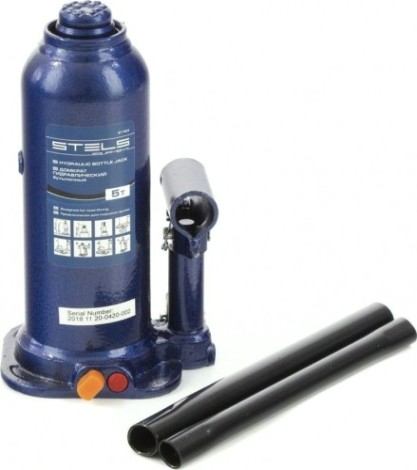 Домкрат бутылочный STELS 5 тонн (207/404 мм) 51163 [51163]