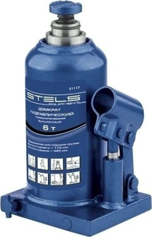 Домкрат бутылочный STELS 6 тонн (170-420 мм) 51117 [51117]