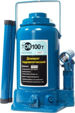 Домкрат бутылочный TOR 100 т (100 т - 350/490 мм) 105100 [105100]