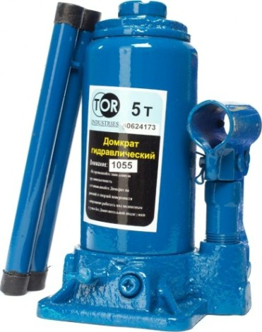 Домкрат бутылочный TOR 5 т (5 т - 197/322 мм) 1055 [1055]