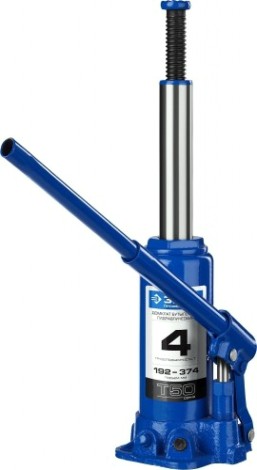 Домкрат бутылочный ЗУБР Профессионал 4т гидравлический [43060-4_z01]