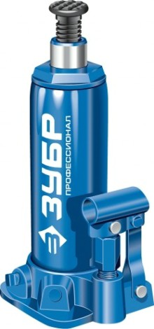 Домкрат бутылочный ЗУБР Профессионал 5т гидравлический [43060-5-K_z01]