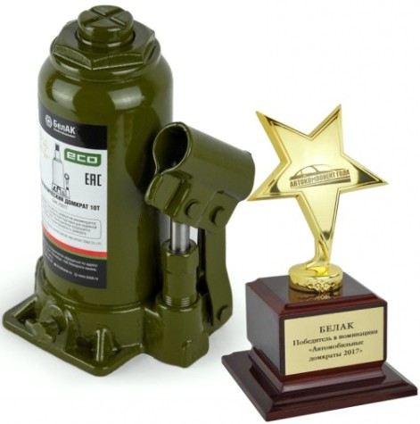 Домкрат гидравлический БелАК ECO 10 тонн 195/385 мм (БАК.70017) [БАК.70017]