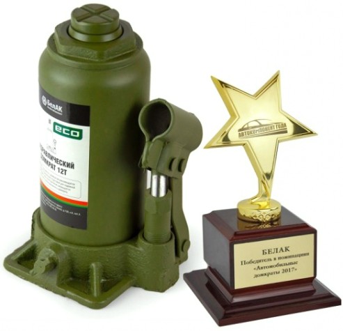 Домкрат гидравлический БелАК ECO 12 тонн 200/380 мм (БАК.70018) [БАК.70018]