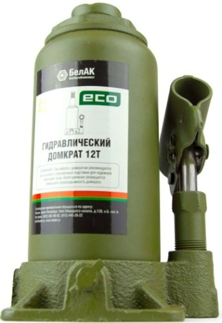 Домкрат гидравлический БелАК ECO 12 тонн 200/380 мм (БАК.70018) [БАК.70018]