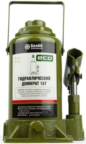 Домкрат гидравлический БелАК ECO 16 тонн 200/365 мм (БАК.70020) [БАК.70020]