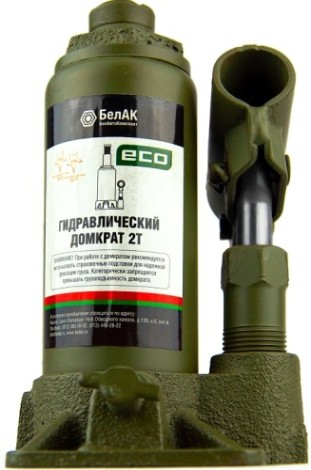 Домкрат гидравлический БелАК ECO 2 тонны 150/280 мм (БАК.70011) [БАК.70011]