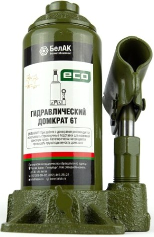 Домкрат гидравлический БелАК ECO 6 тонн 175/350 мм (БАК.70015) [БАК.70015]
