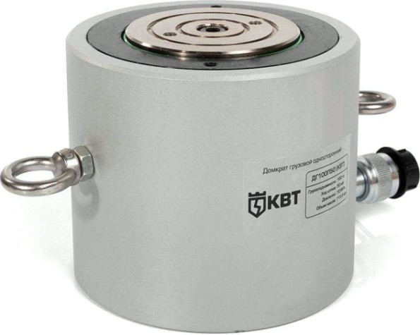 Домкрат гидравлический КВТ ДГ-100П50 односторонний [84552]