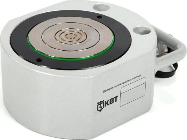 Домкрат гидравлический КВТ ДН-100М68Т низкий [84597]