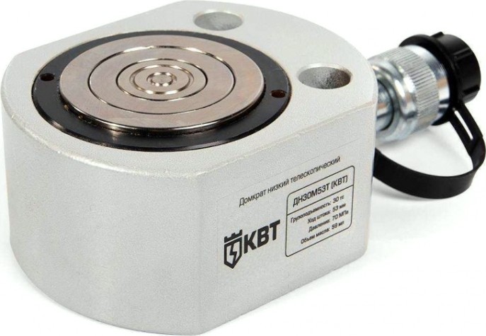 Домкрат гидравлический КВТ ДН-30М53Т низкий [84595]