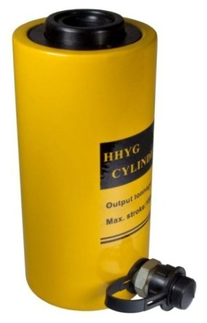 Домкрат гидравлический TOR ДП100П75 (HHYG-10075K), 100 т с полым штоком [1004663]