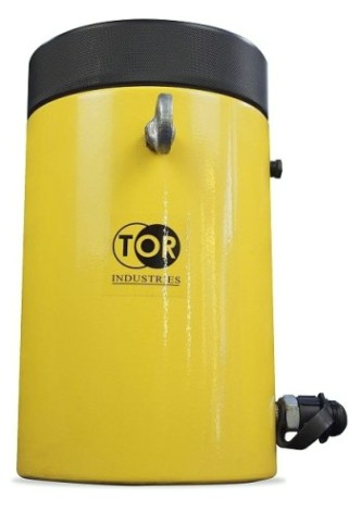 Домкрат гидравлический TOR HHYG-100150LS (ДГ100П150Г), 100т с фиксирующей гайкой [1004739]