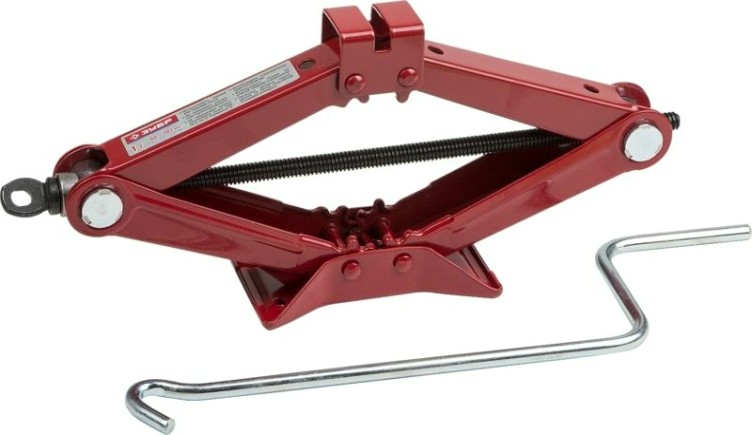 Домкрат механический ЗУБР 43040-1 "МАСТЕР" (1 т - 88/383 мм) [43040-1]