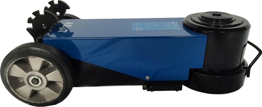 Домкрат пневмо-гидравлический подкатной AE&T HJ-100/50F профессиональный, складной