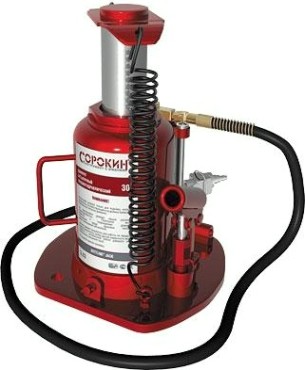 Домкрат пневмо-гидравлический СОРОКИН 3.83 (30 т - 265/415 мм)