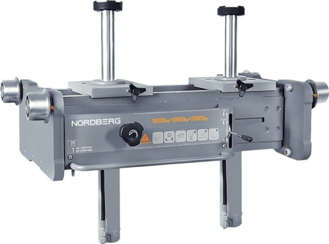 Домкрат пневмогидравлический ямный двухштоковый NORDBERG N502T (канавный подъемник) 20 т [N502T]