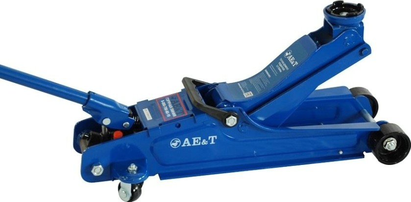 Домкрат подкатной AE&T 2,5 т полупрофессиональный, низкий (80-365 мм) Т31103А [T31103A]