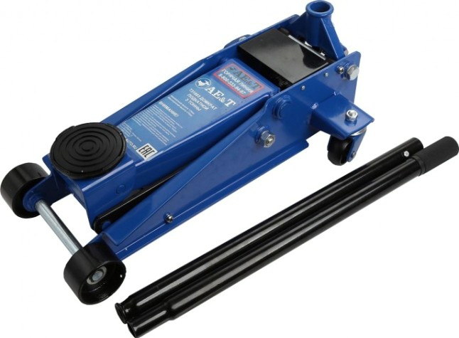 Домкрат подкатной AE&T 3,0 т двухнасосный (140-470 мм) T31603 [T31603]